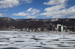 流氷のような景色