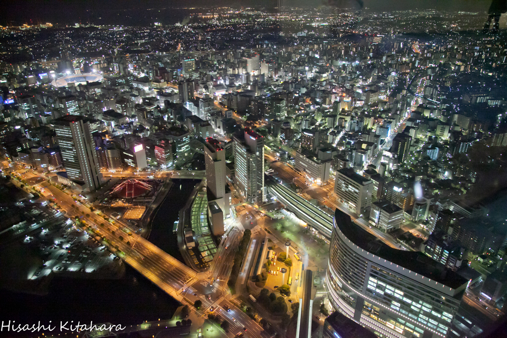 ランドマークタワーからの夜景⑨