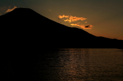 山中湖の夕景