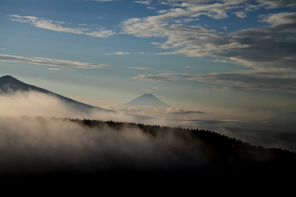 富士山と雲海