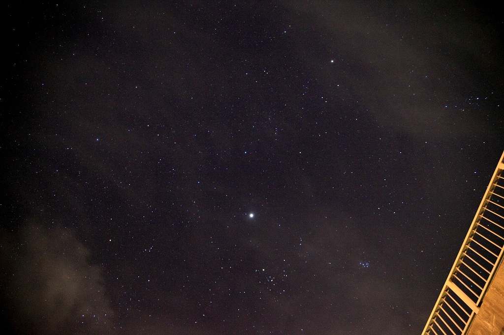 釜口水門からの星空