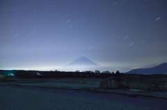 立沢富士　星降り注ぐ