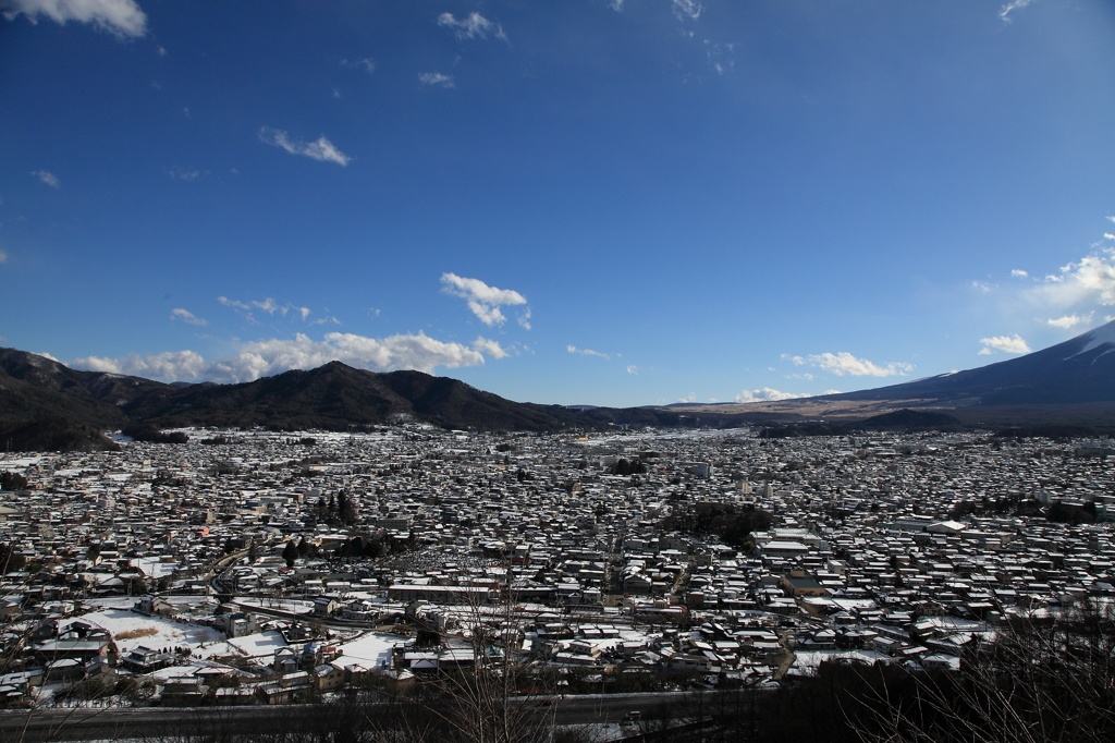 富士吉田市街地　