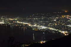 県道185号線の明かり