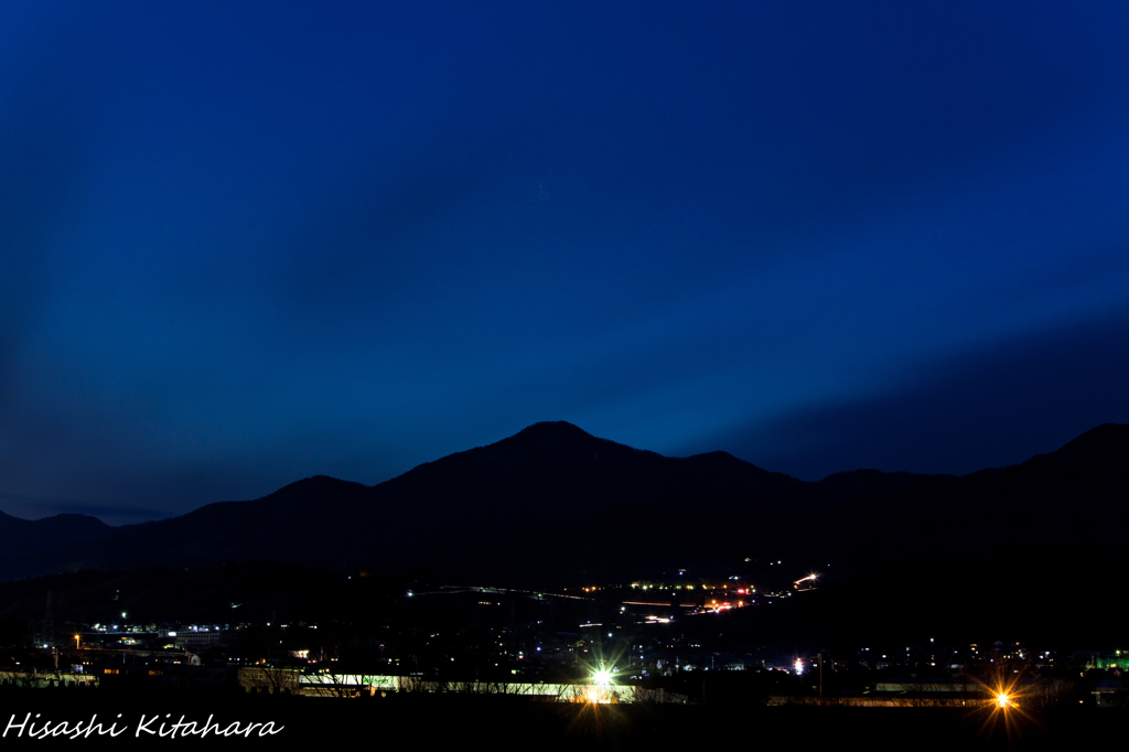 風越山　夜景