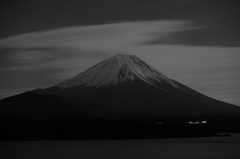 本栖湖からの富士山