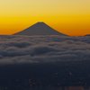 富士と雲海