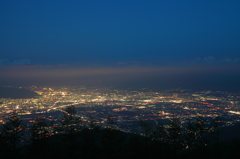 韮崎市街地の夜景