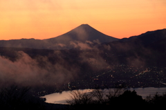 高ボッチからの富士山