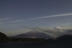 本栖湖からの富士山
