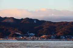 下諏訪みずべ公園付近からの対岸　１