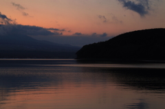 山中湖の夕景