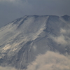 富士山の山頂付近