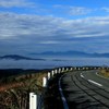 道の向こうには雲海