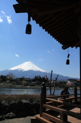 六角堂からの富士山