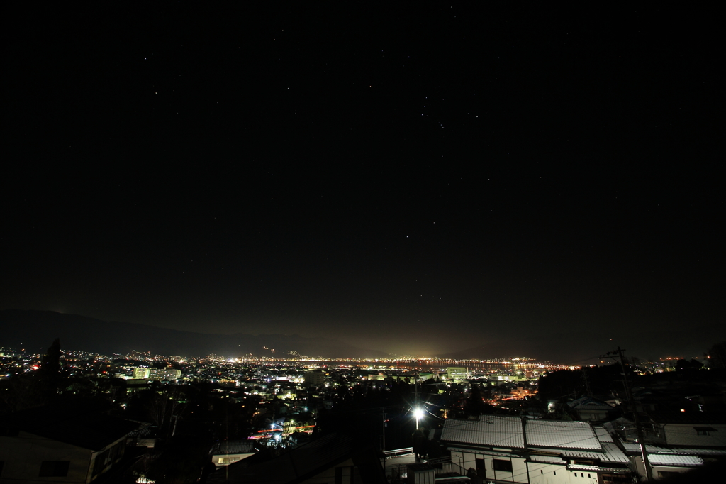 市営球場からの夜景
