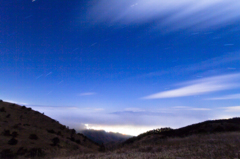輝く諏訪湖の夜景