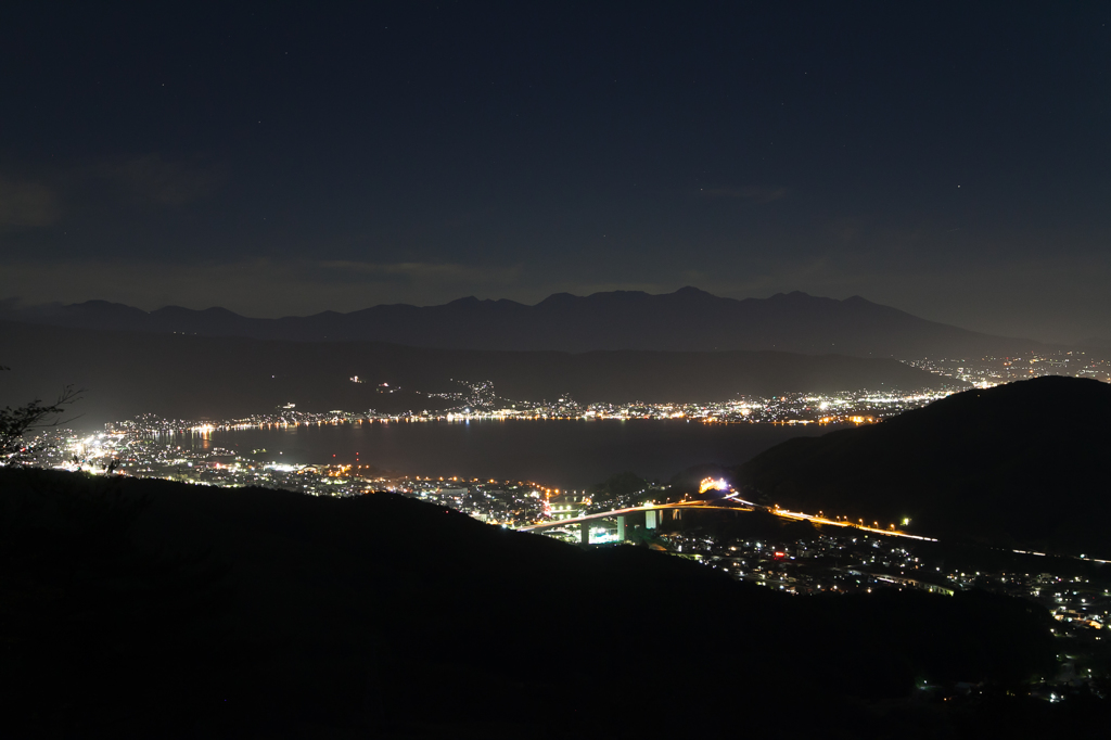 塩嶺王城パークラインからの夜景