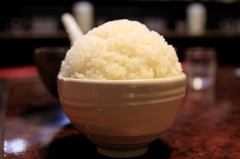 日本昔盛りのライス