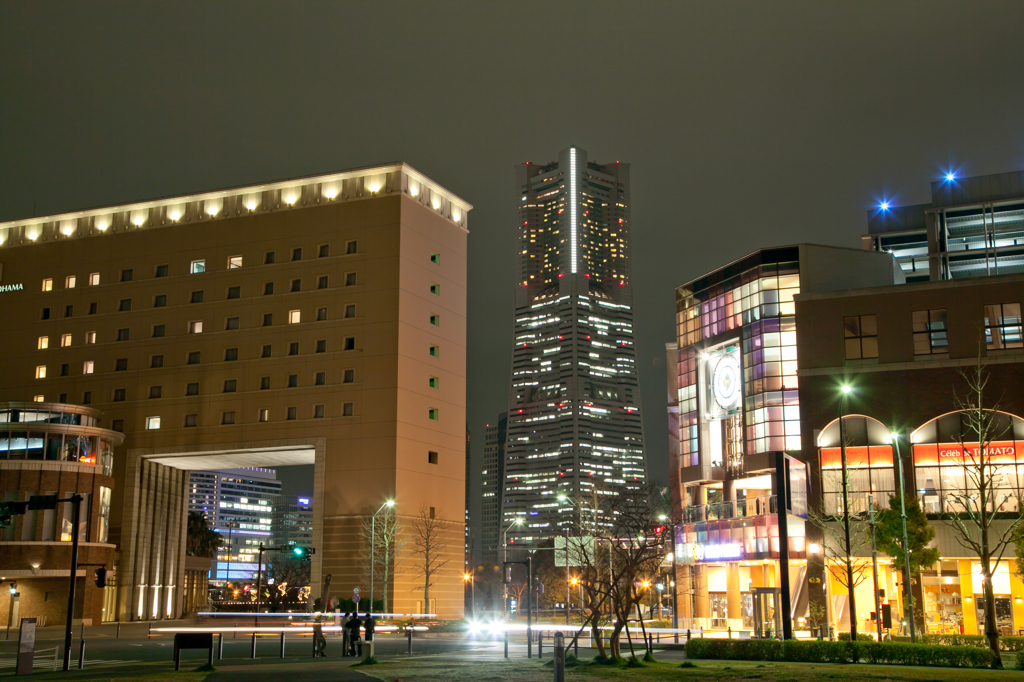 横浜みなとみらい　夜景①