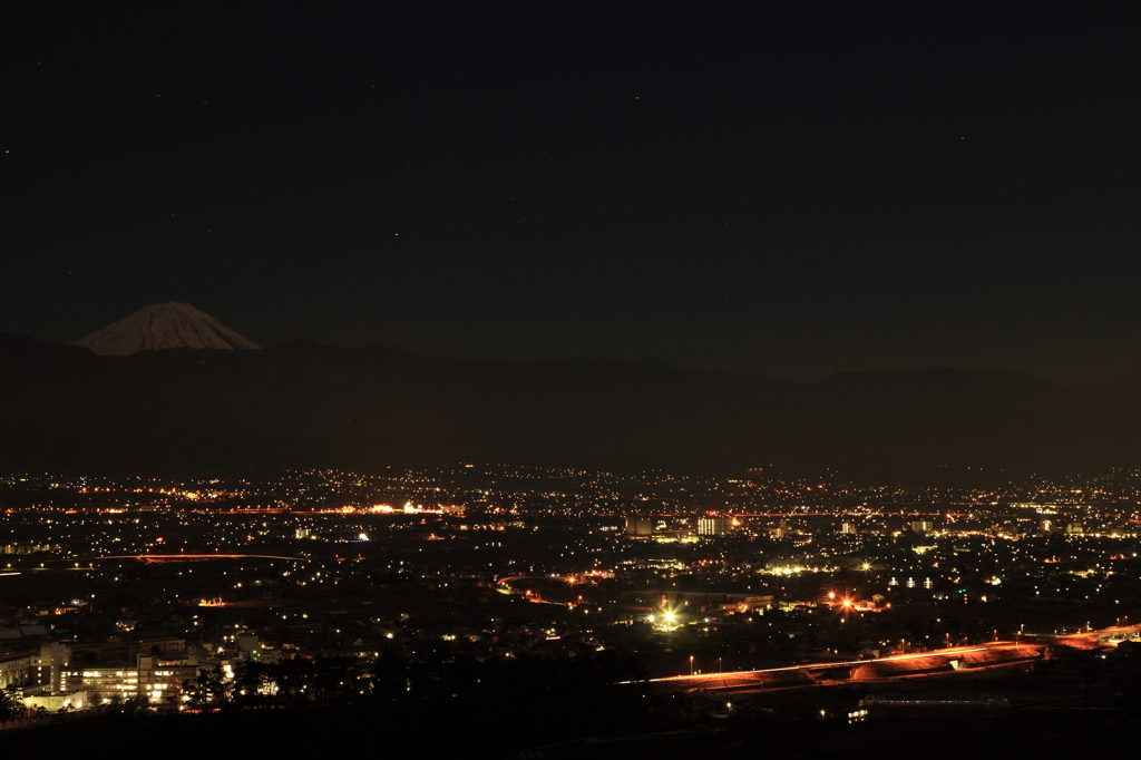 フルーツラインからの夜景　４
