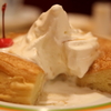 シロノワールを一口食べたあと・・・