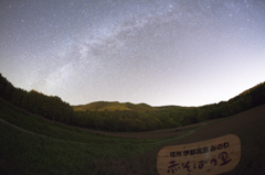 天の川in赤そばの里