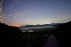 八島湿原と星空