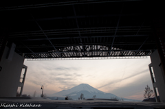 富士山ステージに立つ