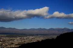 杖突峠展望台からの風景