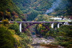 秋の六段橋