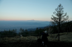 おじいさんと富士山