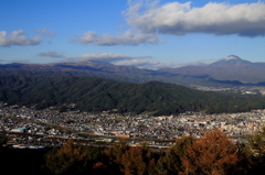 杖突峠展望台からの風景