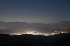 ビーナスラインから見る岡谷市の夜景