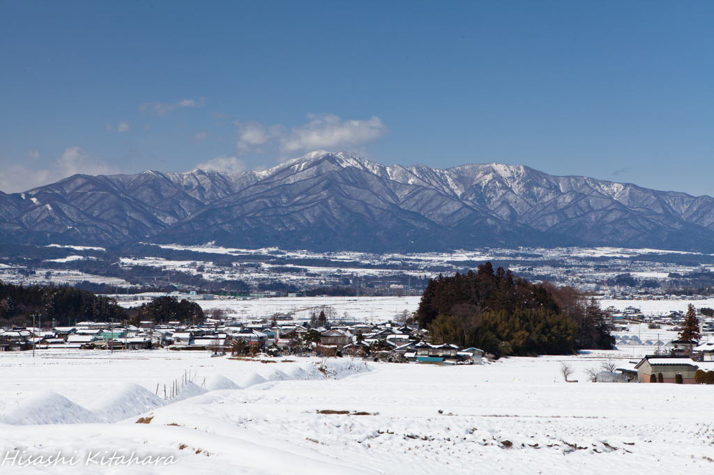 伊那谷　冬景