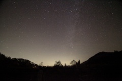 西の星空