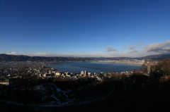 立石公園周辺から見た諏訪湖　１