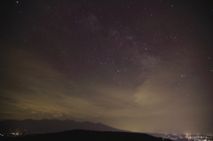 八ヶ岳と星空