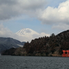 芦ノ湖からの富士山