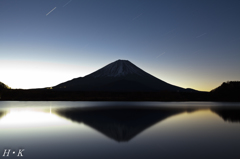 星降り注ぐ精進湖
