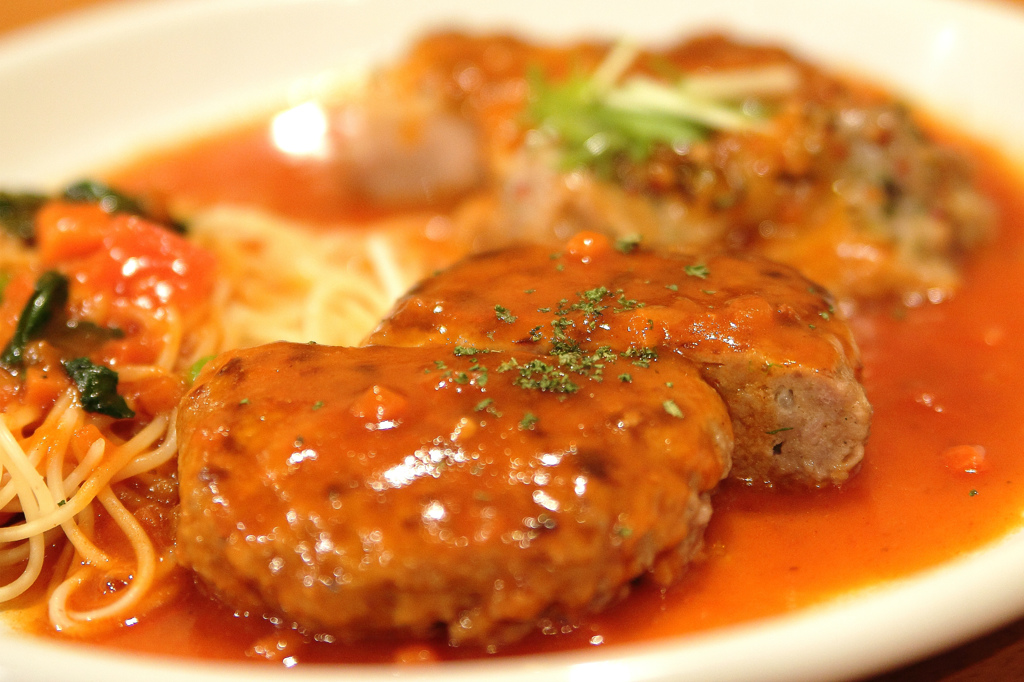 ハンバーグ＆チキンソテー