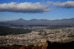 杖突峠展望台からの風景