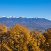 八ヶ岳と紅葉
