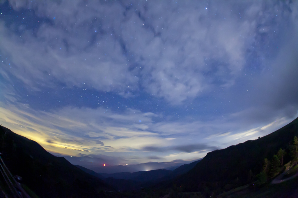 美ヶ原高原の星空