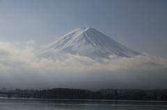 河口湖からの富士山