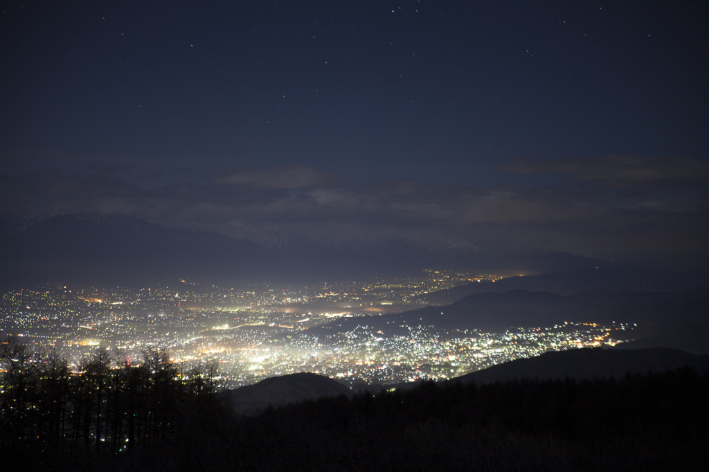 松本市の夜景