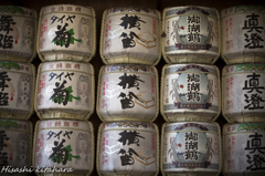 諏訪周辺の地酒樽