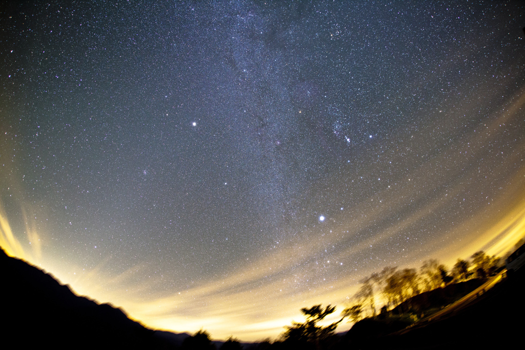 満天の星空