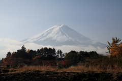 河口湖からの富士山