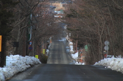 勾配がきつそうに見える坂道